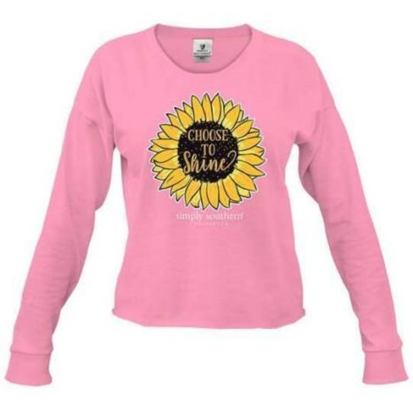 Simply Southern "Choose to Shine" Long Sleeve T - Picture 1 of 2